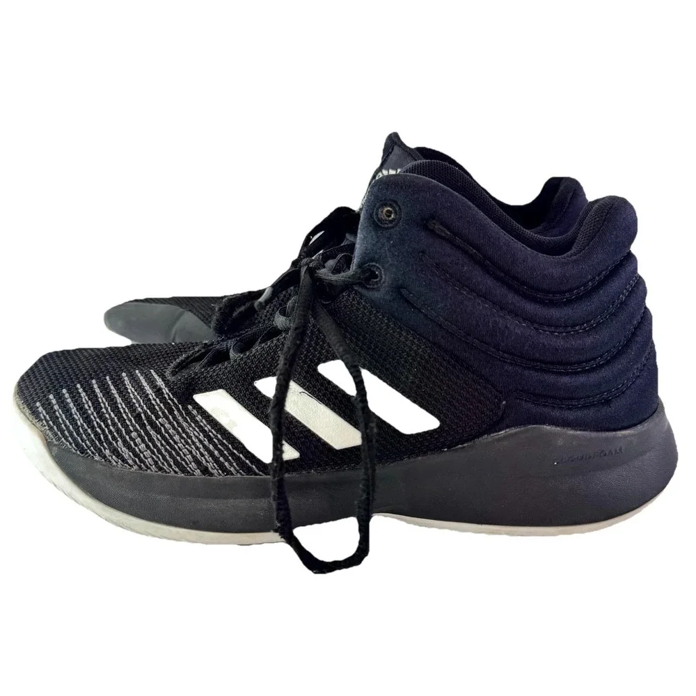 adidas Pro Spark 2018 Basketball Sneakers Men's Size 5.5 Black Cloudfoam Lace Up